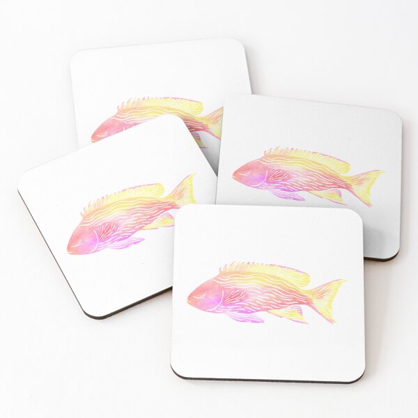Item preview, Watercolor Tropical Fish Illustration designed and sold by CrestlineDesign.