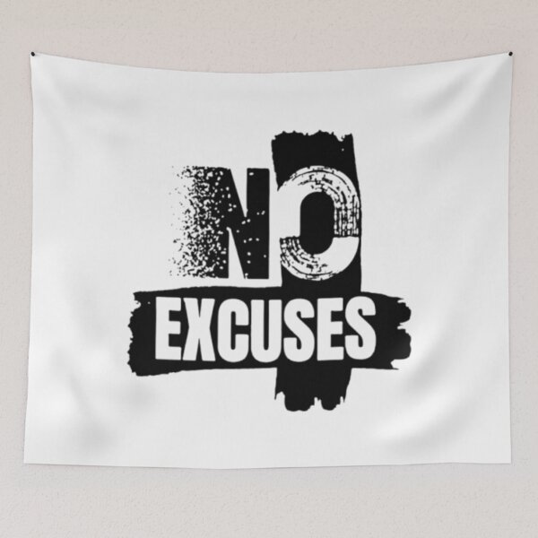 Item preview,  NoExcuses – MotivationGrunge black designed and sold by Wawan35200.