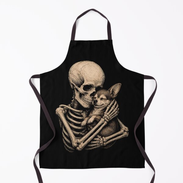 Item preview, Skeleton Embracing Adorable Chihuahua Design Halloween designed and sold by rafaeltto.