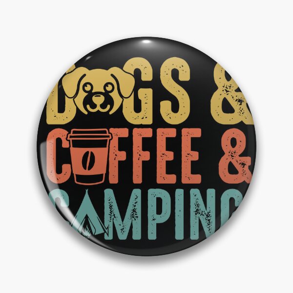 Item preview, Funny Camping Coffee Dog Lover Summer Outdoor Adventure designed and sold by smartrocket.