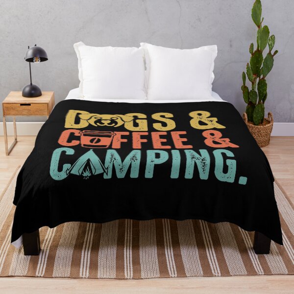 Item preview, Funny Camping Coffee Dog Lover Summer Outdoor Adventure designed and sold by smartrocket.