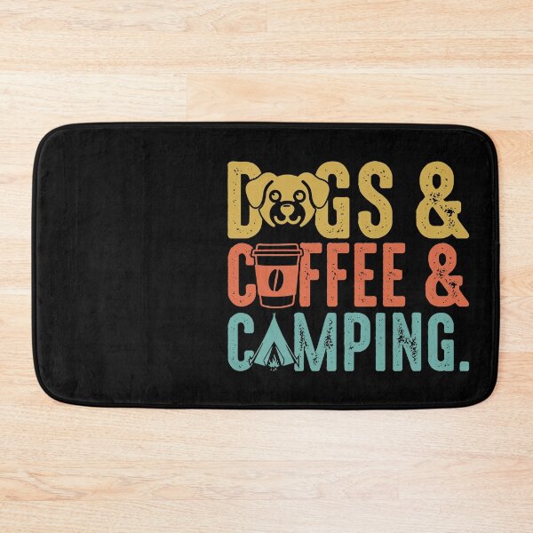 Item preview, Funny Camping Coffee Dog Lover Summer Outdoor Adventure designed and sold by smartrocket.