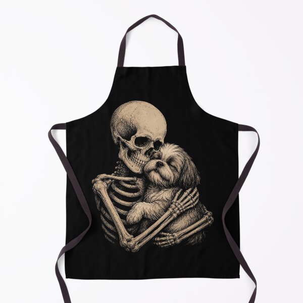 Item preview, Skeleton and Dog Embrace Halloween Graphic Design designed and sold by rafaeltto.