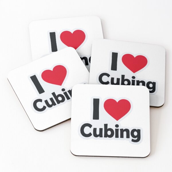 Item preview, I Love Cubing Gift Cute Speedcube Art Graphic Puzzle Solver Present for Speedcubers designed and sold by raedattia.