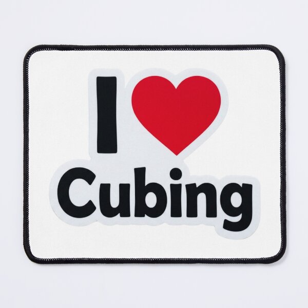 Item preview, I Love Cubing Gift Cute Speedcube Art Graphic Puzzle Solver Present for Speedcubers designed and sold by raedattia.