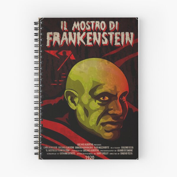 Item preview, Il Mostro di Frankenstein Vintage Horror Poster designed and sold by pelorpaws.