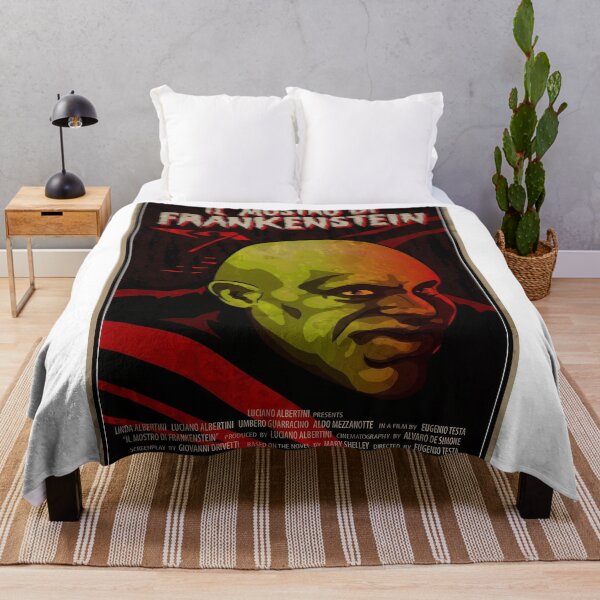 Item preview, Il Mostro di Frankenstein Vintage Horror Poster designed and sold by pelorpaws.