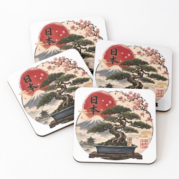 Item preview, Traditional Japanese Bonsai Tree Aesthetic Art designed and sold by Maccha-Store16.