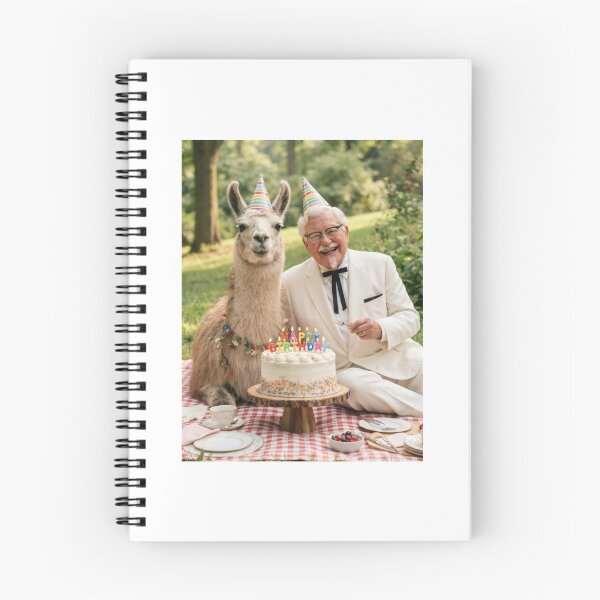 Item preview, Colonel sanders llama picnic llamas animal pet nature meme memes funny parody christmas birthday  designed and sold by CheeseBlueprint.