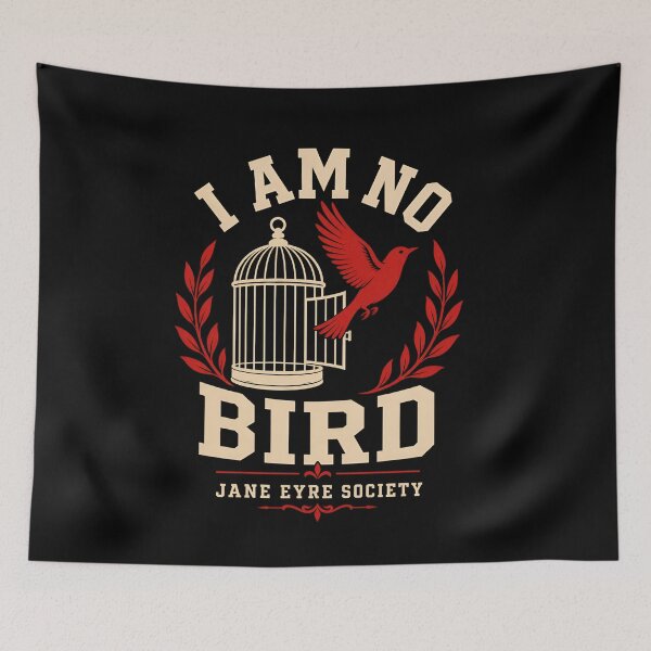 Item preview, Jane Eyre: I Am No Bird Society Emblem designed and sold by Fenay Designs.