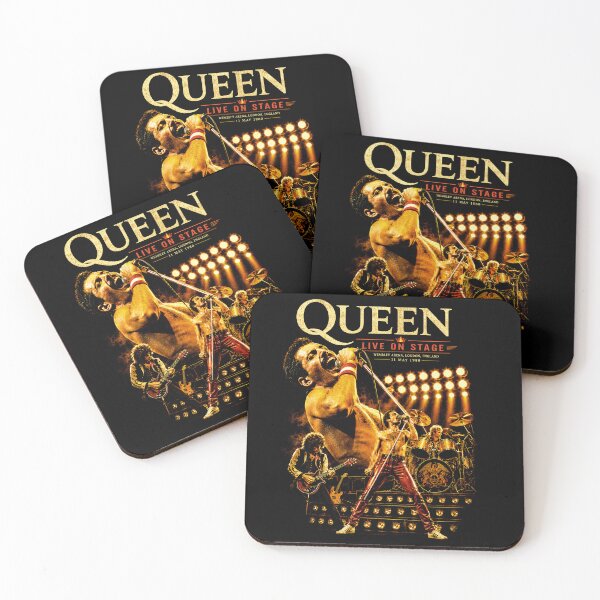 Item preview, Queen Live at Wembley Arena 1980 Vintage Rock Poster designed and sold by interdesigner.