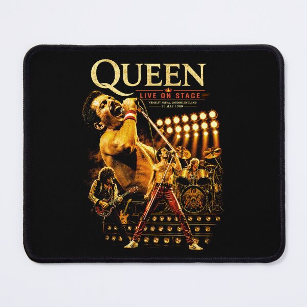 Item preview, Queen Live at Wembley Arena 1980 Vintage Rock Poster designed and sold by interdesigner.