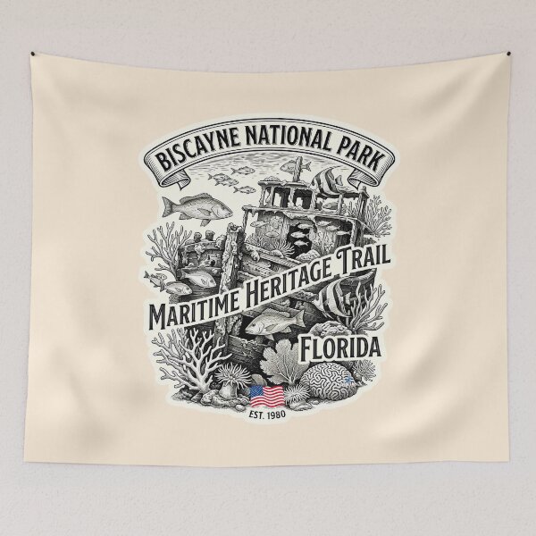 Item preview, Biscayne National Park Shipwreck  designed and sold by EvergreenPark - Tee Studio.