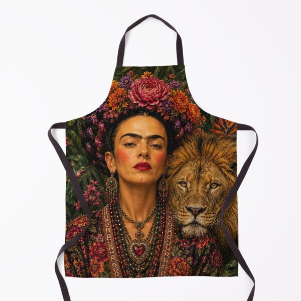 Item preview, Frida Kahlo Lion woldlife designed and sold by Muycote.