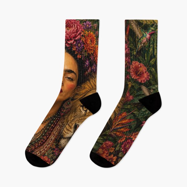 Item preview, Frida Kahlo Lion woldlife designed and sold by Muycote.