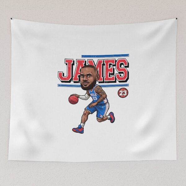 Item preview, LeBron James King 76ers designed and sold by BoldScriptRiot.