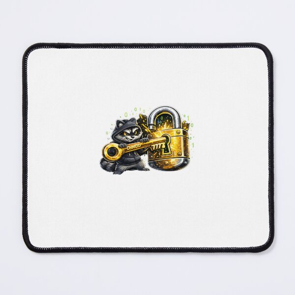 Item preview, Sudo Chmod 777 Hacker Raccoon T-Shirt and Sticker | Cyber Security Meme designed and sold by PixelForge Studio2.