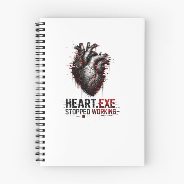 Item preview, HEART.EXE STOPPED WORKING – Dark Glitch Anatomical Heart designed and sold by UnglaublichGut.