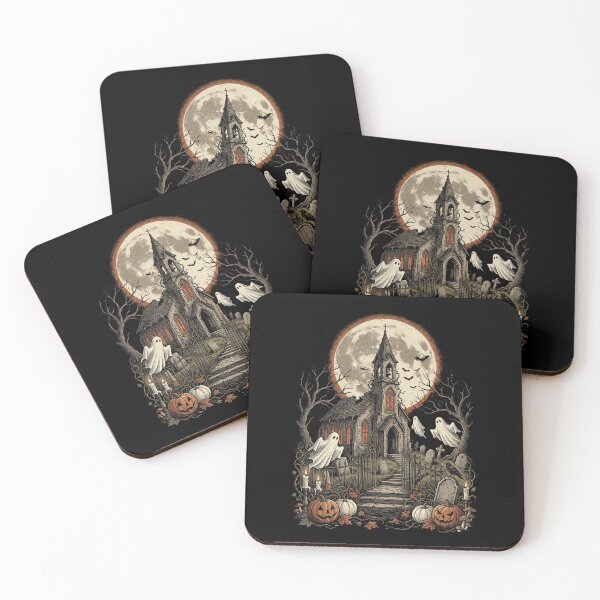 Item preview, Haunted Church Graveyard Moon Ghosts designed and sold by Roy & Tiffany.