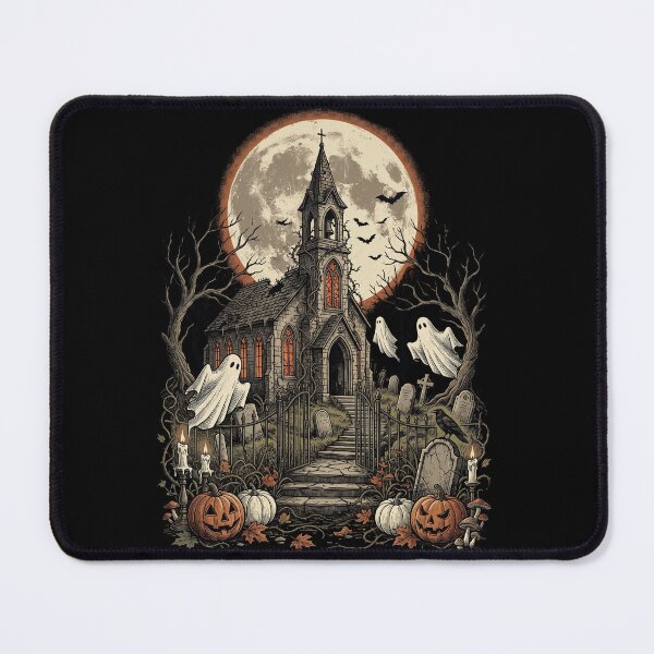 Item preview, Haunted Church Graveyard Moon Ghosts designed and sold by Roy & Tiffany.