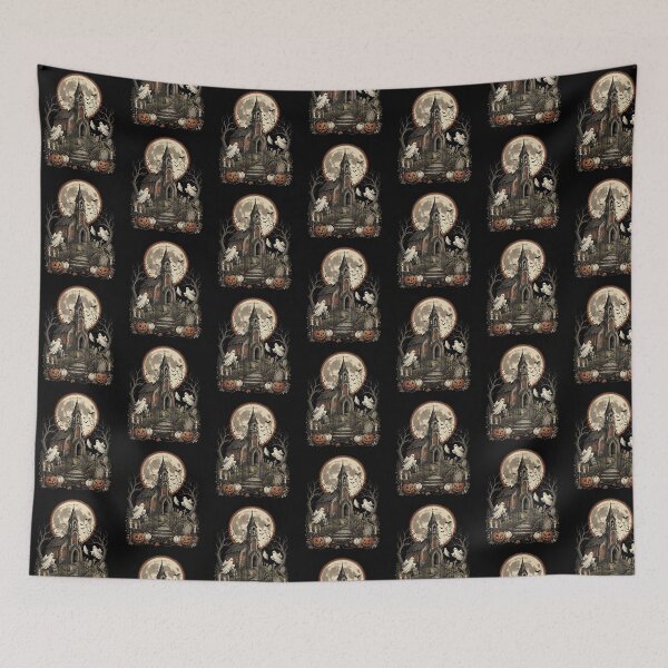 Item preview, Haunted Church Graveyard Moon Ghosts designed and sold by Roy & Tiffany.