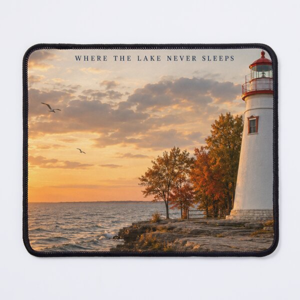 Item preview, Marblehead Ohio Lake Erie Lighthouse in Autumn designed and sold by greatlakesimage.
