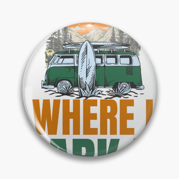 Item preview, Home Is Where I Park It Funny Van Life Camping T-Shirt designed and sold by Uvclick.