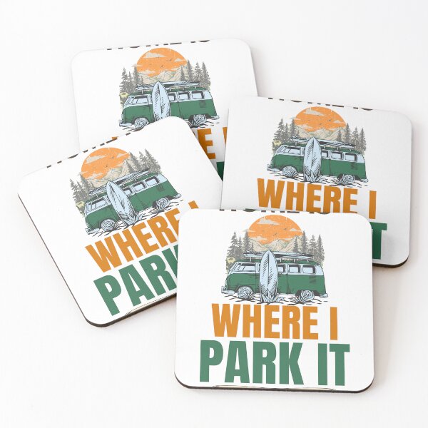 Item preview, Home Is Where I Park It Funny Van Life Camping T-Shirt designed and sold by Uvclick.