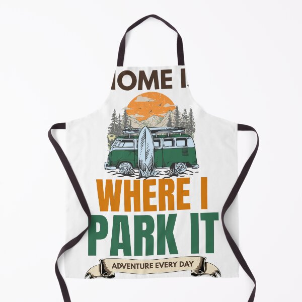 Item preview, Home Is Where I Park It Funny Van Life Camping T-Shirt designed and sold by Uvclick.