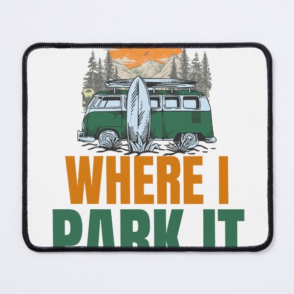 Item preview, Home Is Where I Park It Funny Van Life Camping T-Shirt designed and sold by Uvclick.