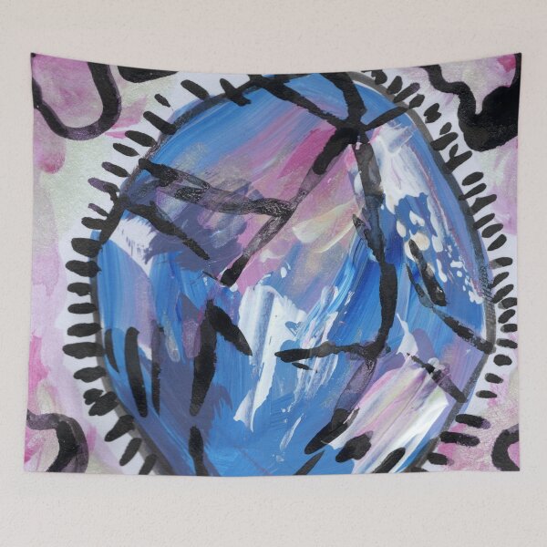 Item preview, Dreamy Blooming Crystal | Abstract Acrylic Painting designed and sold by DzinkaDreamArt.
