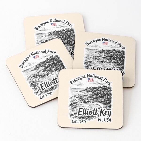 Item preview, Biscayne National Park Elliott Key designed and sold by EvergreenPark - Tee Studio.