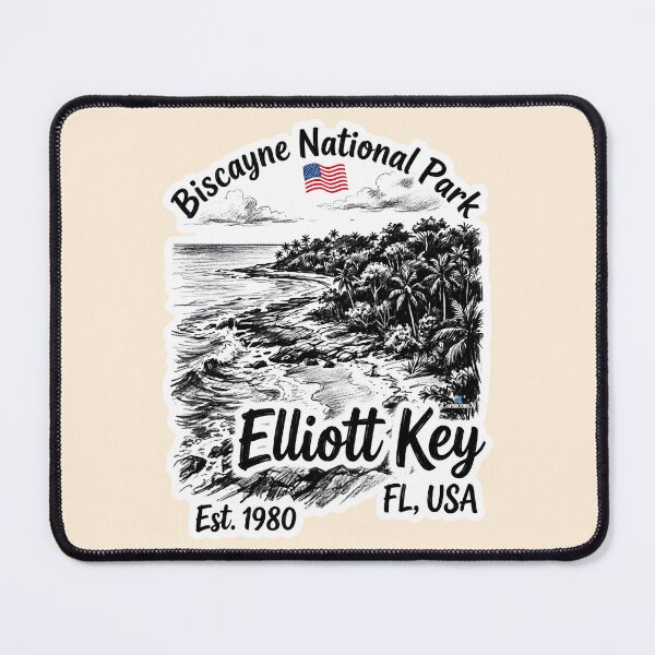 Item preview, Biscayne National Park Elliott Key designed and sold by EvergreenPark - Tee Studio.