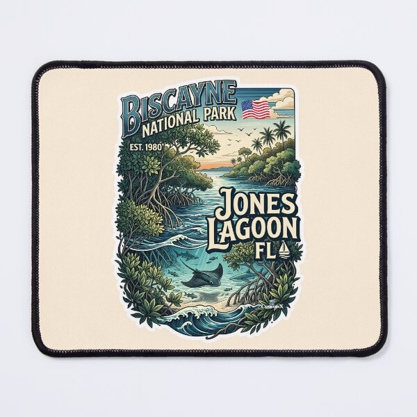 Item preview, Biscayne National Park Jones Lagoon designed and sold by EvergreenPark - Tee Studio.