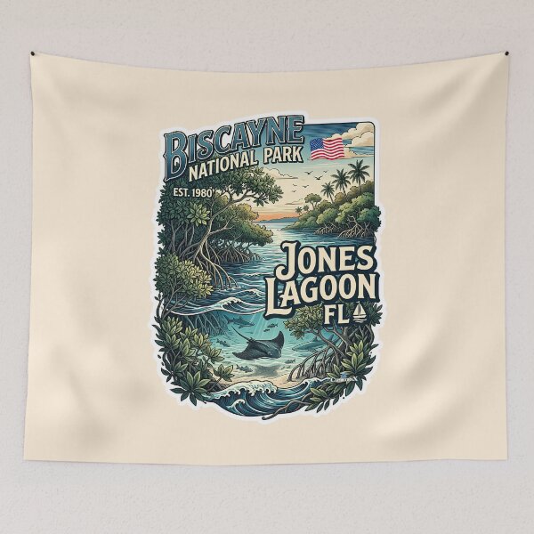 Item preview, Biscayne National Park Jones Lagoon designed and sold by EvergreenPark - Tee Studio.