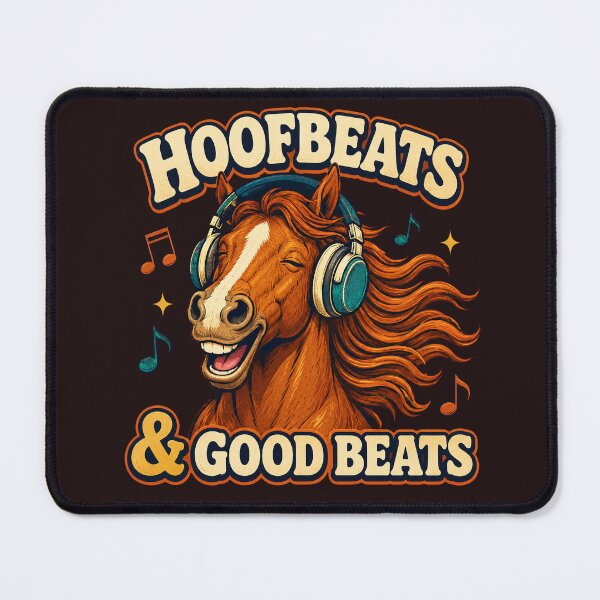 Item preview, Funny Horse Music Lover With Retro Headphones designed and sold by Kolibra.