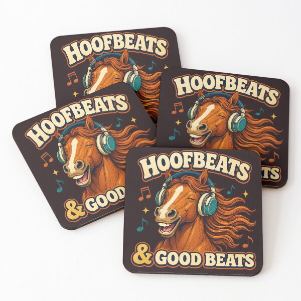 Item preview, Funny Horse Music Lover With Retro Headphones designed and sold by Kolibra.