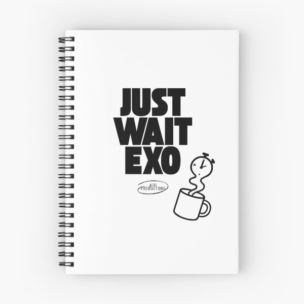Item preview, EXO Wait Minimalist Coffee Cup Stopwatch Line Art Graphic designed and sold by Gameshalah's Designs Hub.