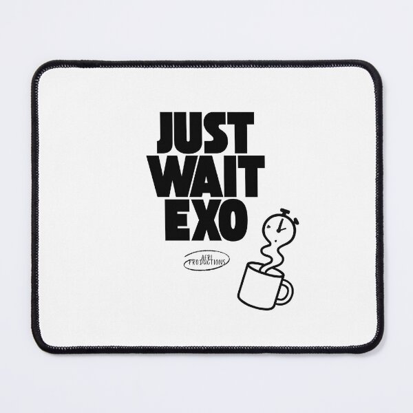 Item preview, EXO Wait Minimalist Coffee Cup Stopwatch Line Art Graphic designed and sold by Gameshalah's Designs Hub.