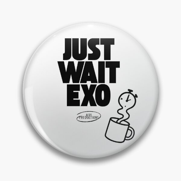 Item preview, EXO Wait Minimalist Coffee Cup Stopwatch Line Art Graphic designed and sold by Gameshalah's Designs Hub.