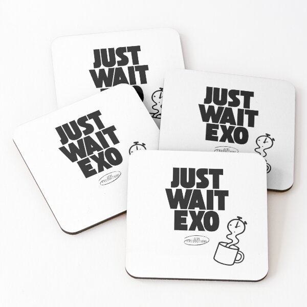 Item preview, EXO Wait Minimalist Coffee Cup Stopwatch Line Art Graphic designed and sold by Gameshalah's Designs Hub.