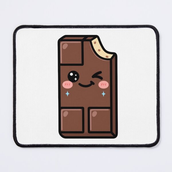 Item preview, Cute Mischievous Kawaii Chocolate Bar Cartoon | Adorable Winking Chocolate Sticker & Gift Design designed and sold by Rood Art Studio.