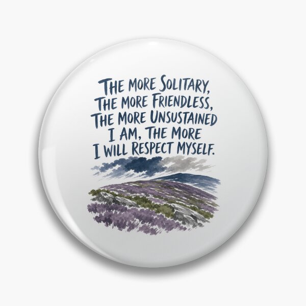 Item preview, Jane Eyre: The More Solitary, the More Self-Respect designed and sold by Fenay Designs.