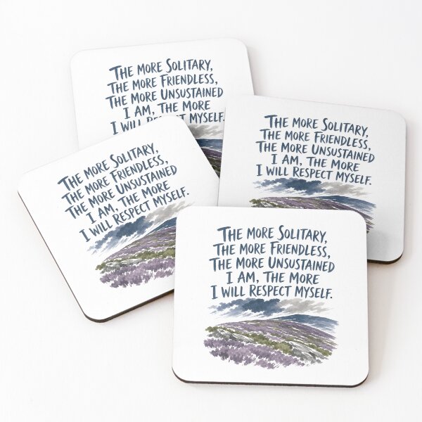 Item preview, Jane Eyre: The More Solitary, the More Self-Respect designed and sold by Fenay Designs.