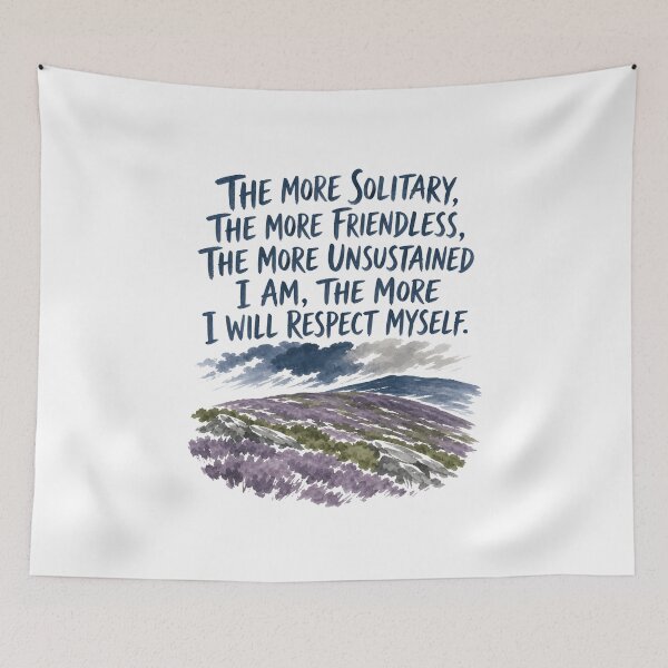 Item preview, Jane Eyre: The More Solitary, the More Self-Respect designed and sold by Fenay Designs.
