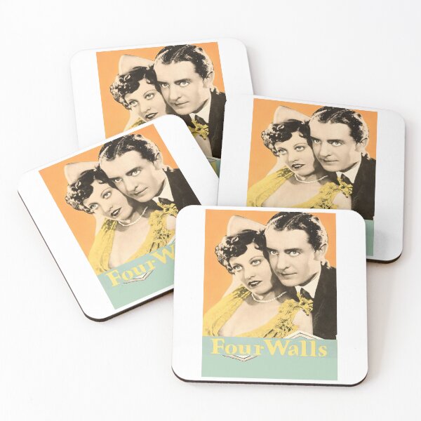 Item preview, Four Walls Vintage Romance Movie Poster designed and sold by pelorpaws.