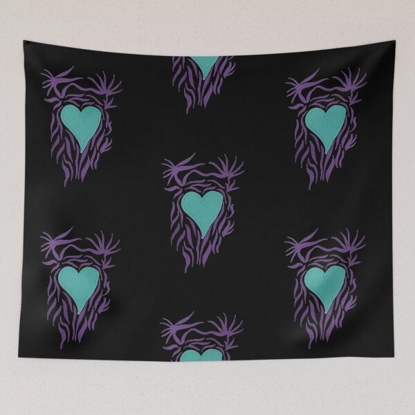 Item preview, Amulet of the Sacred Heart - Teal designed and sold by energyoflove333.
