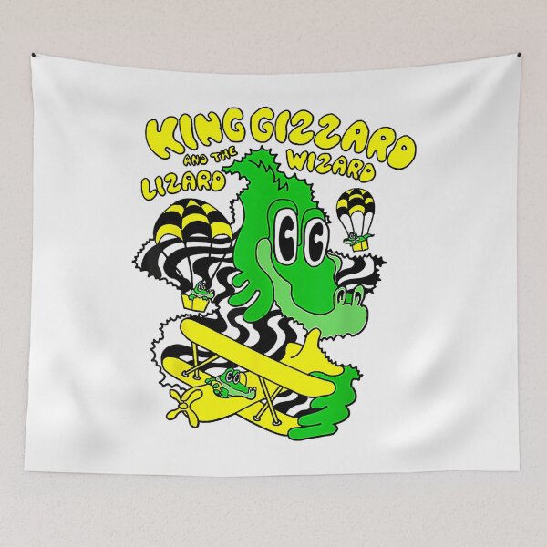 Item preview, KingGizzard The Lizard Gift Wizard designed and sold by BoldScriptRiot.