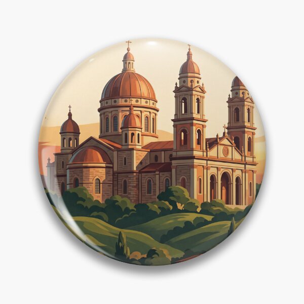Item preview, Addis Ababa Ethiopia Vintage Travel Poster – Holy Trinity Cathedral & Highland Art designed and sold by Bomax121.