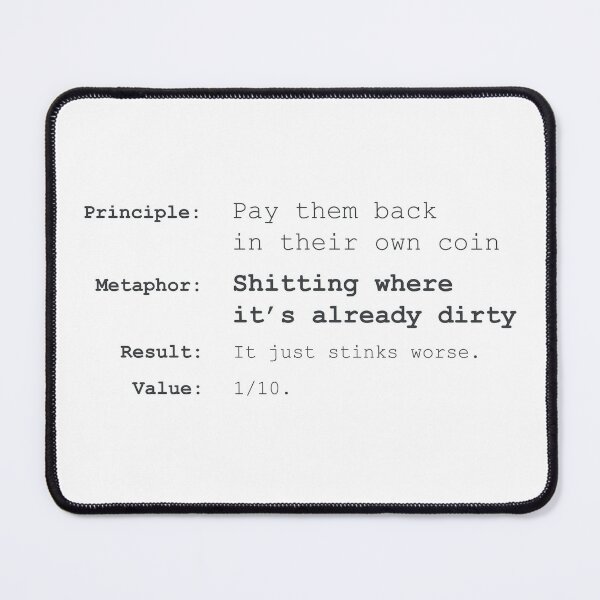 Item preview, Crisis Of Meaning Pay Them Back Typography Poster designed and sold by drTerrens.
